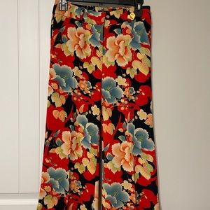 LOFT Cropped Wide Leg Pants - Size 00P